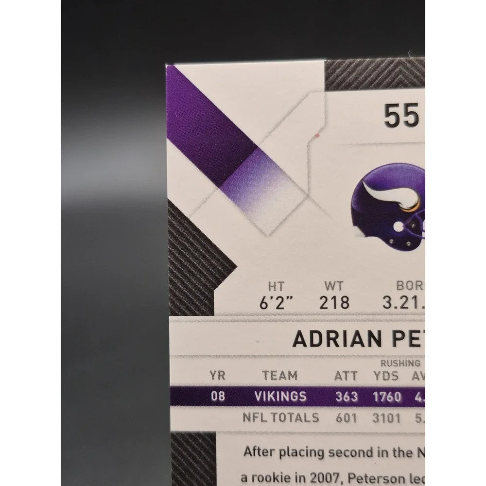 2009 Donruss Threads Century Proof Adrian Peterson #55 Silver /250 Vikings